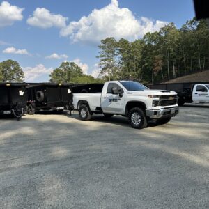 15 Yard Dump Trailer Item and Material Delivery
